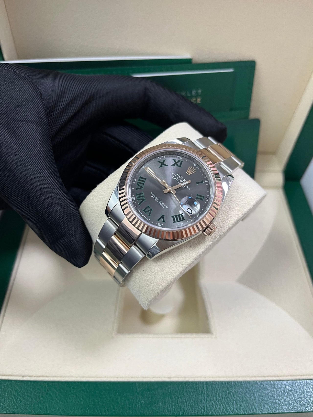 Rolex Datejust 41 41 mm Oystersteel and Everose gold 126331-0015 - Image 9