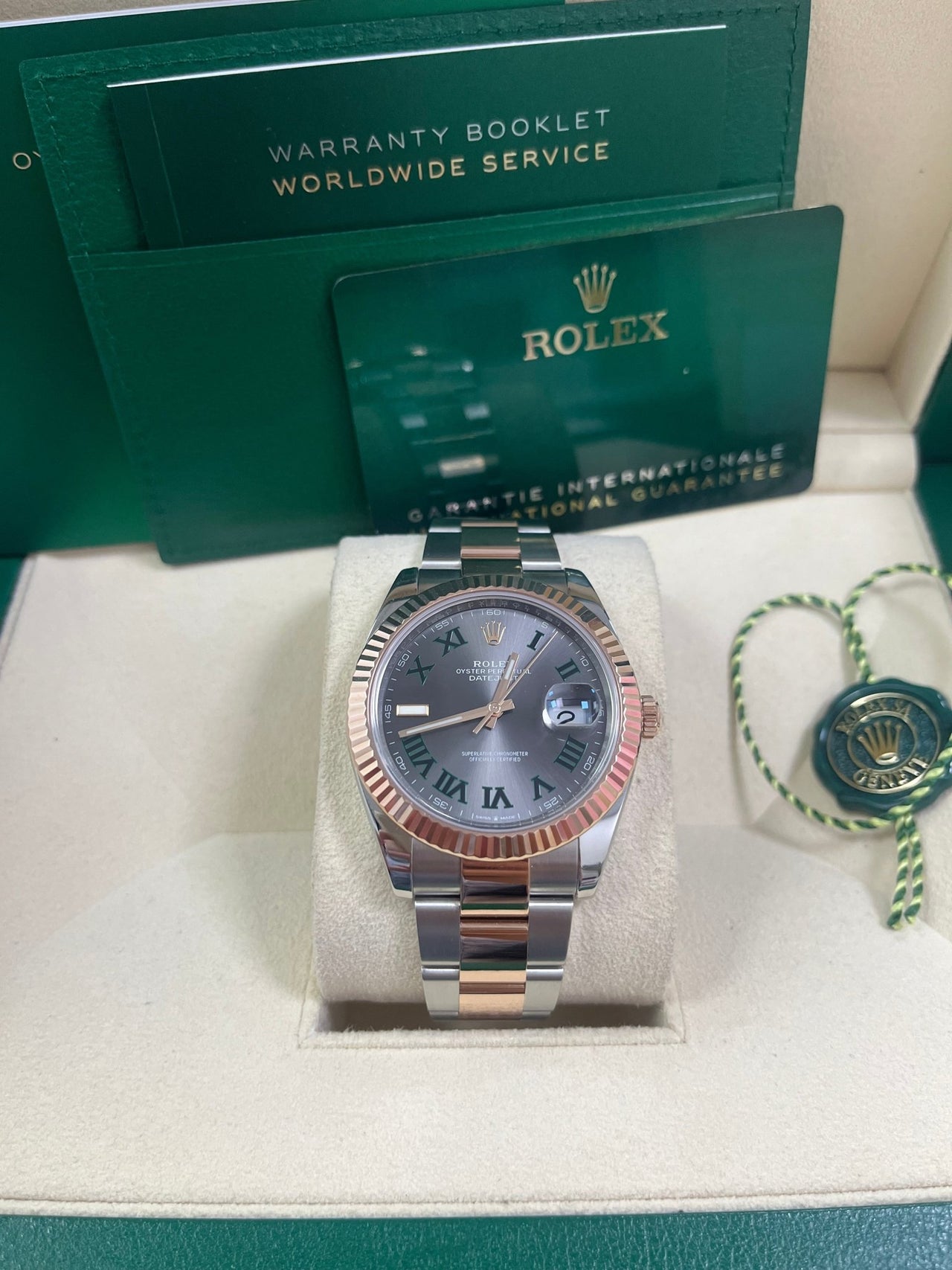 Rolex Datejust 41 41 mm Oystersteel and Everose gold 126331-0015 - Image 3