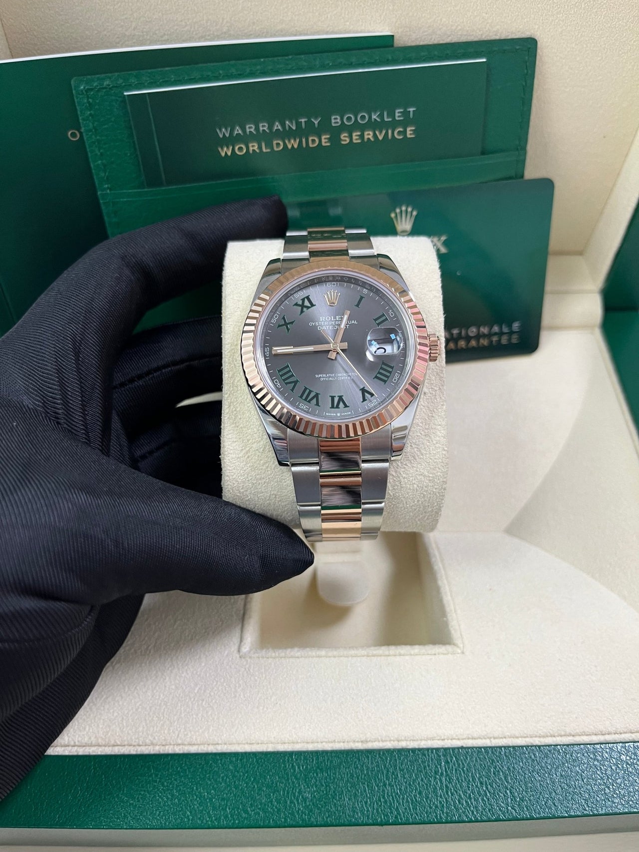 Rolex Datejust 41 41 mm Oystersteel and Everose gold 126331-0015 - Image 13