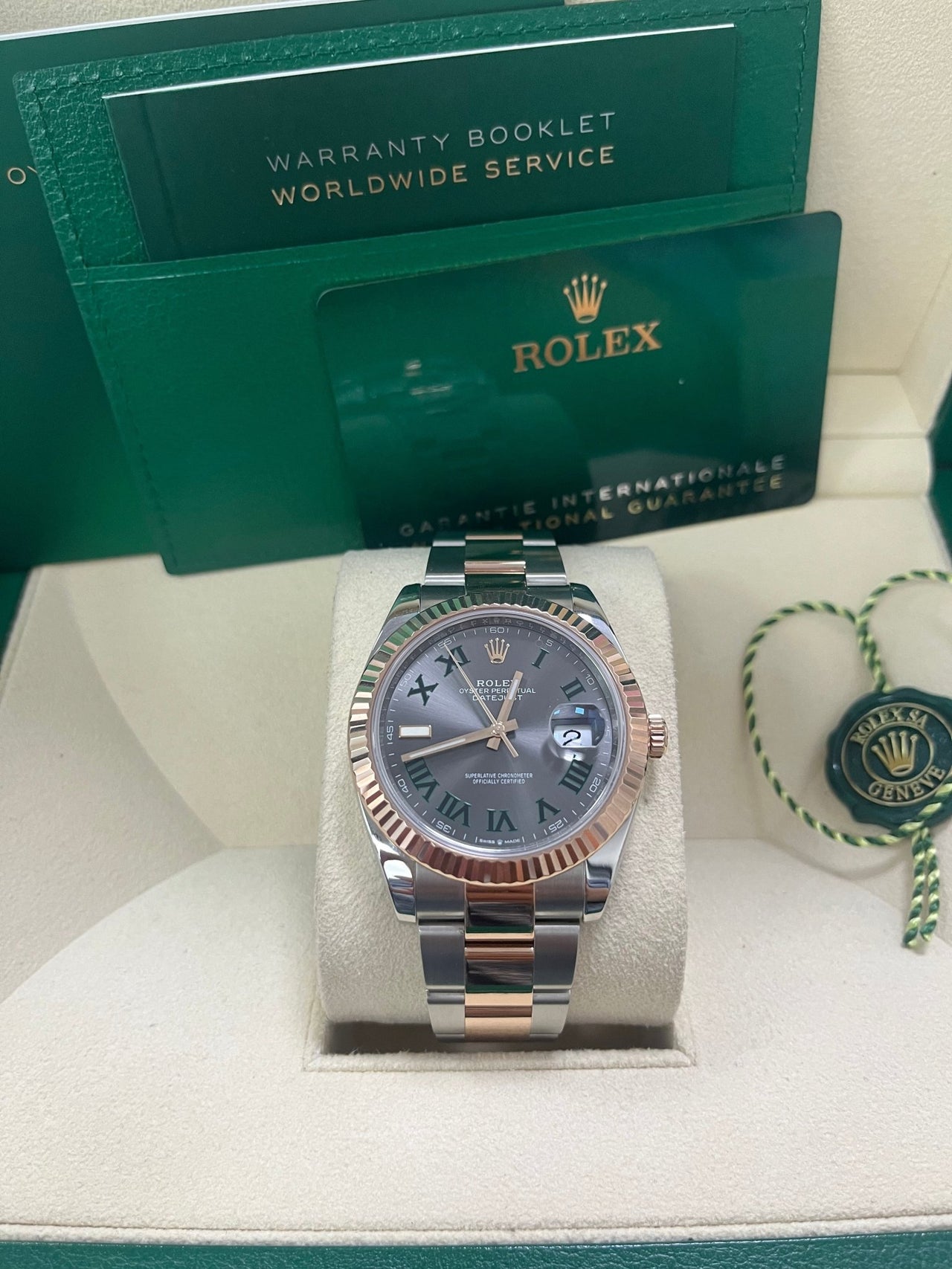 Rolex Datejust 41 41 mm Oystersteel and Everose gold 126331-0015 - Image 2