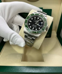 Alternative view of Rolex Submariner Date  41 mm  Oystersteel 126610lv-0002 MKII Bezel