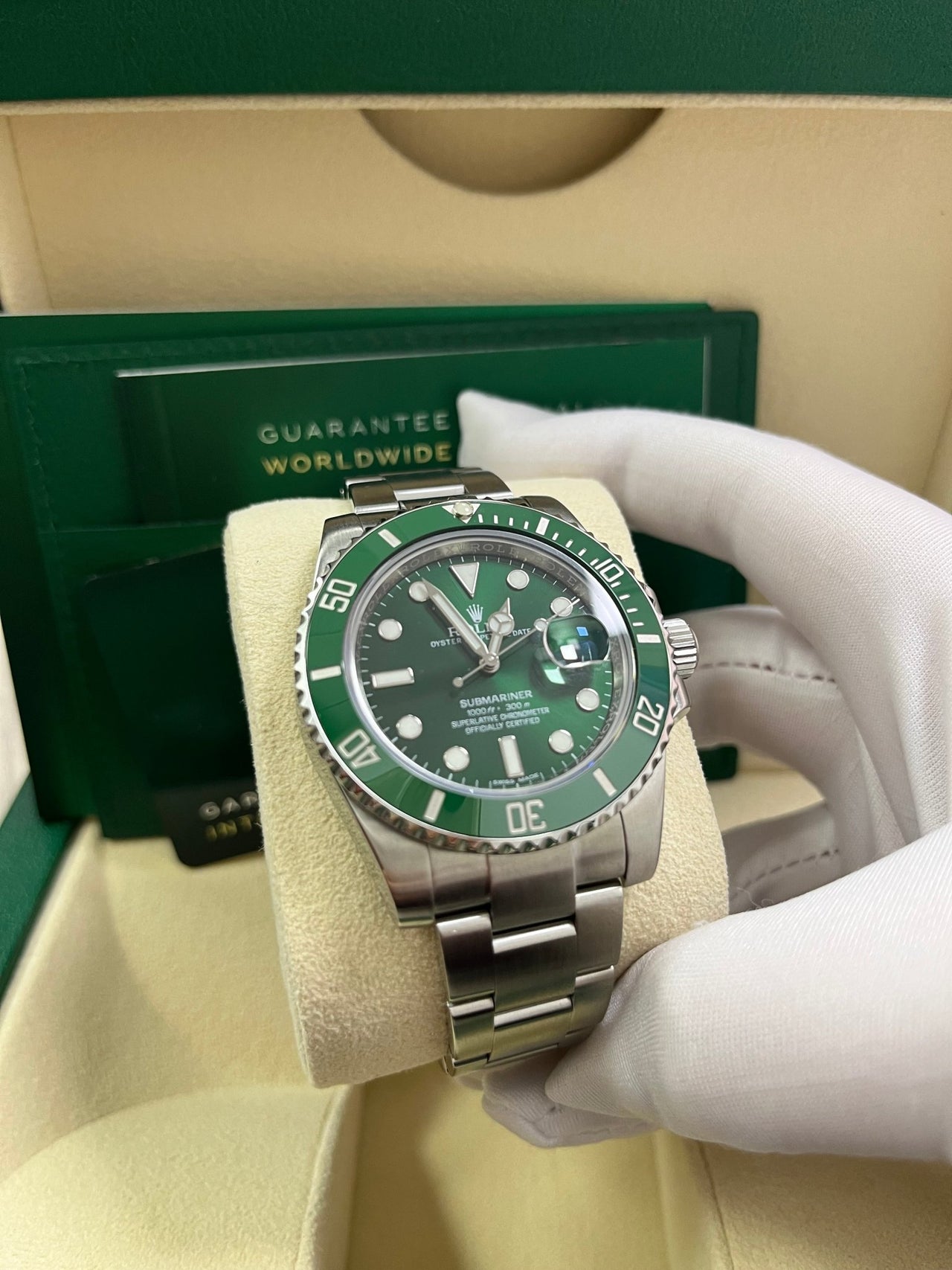 Rolex Submariner Date Stainless Steel "The Hulk" Green Dial 116610LV NEW ROLEX GREEN CARD - Image 5