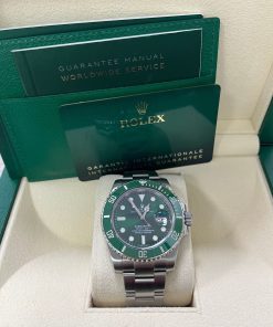 Alternative view of Rolex Submariner Date Stainless Steel "The Hulk" Green Dial 116610LV NEW ROLEX GREEN CARD