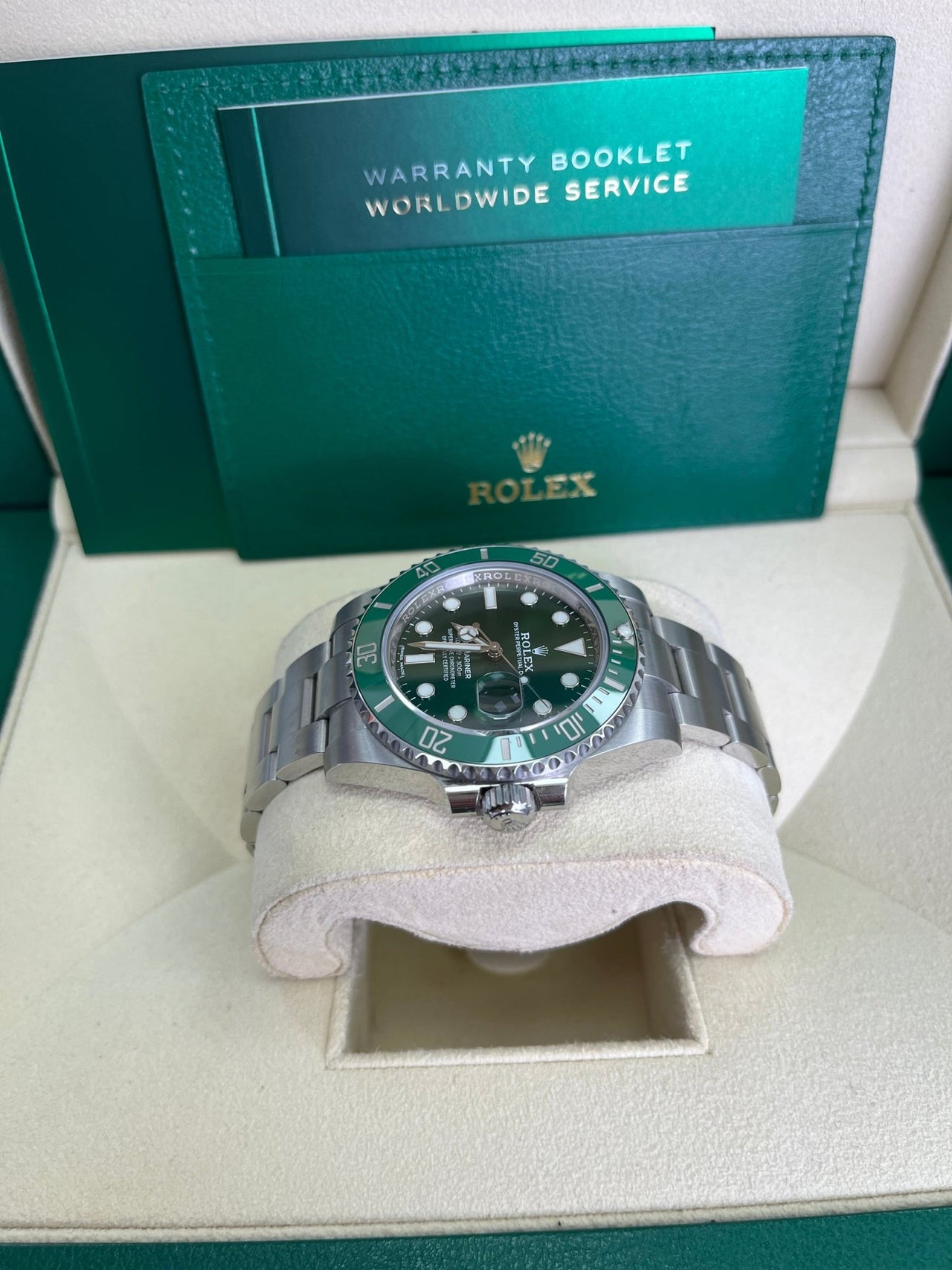 Rolex Submariner Date Stainless Steel "The Hulk" Green Dial 116610LV NEW ROLEX GREEN CARD - Image 14