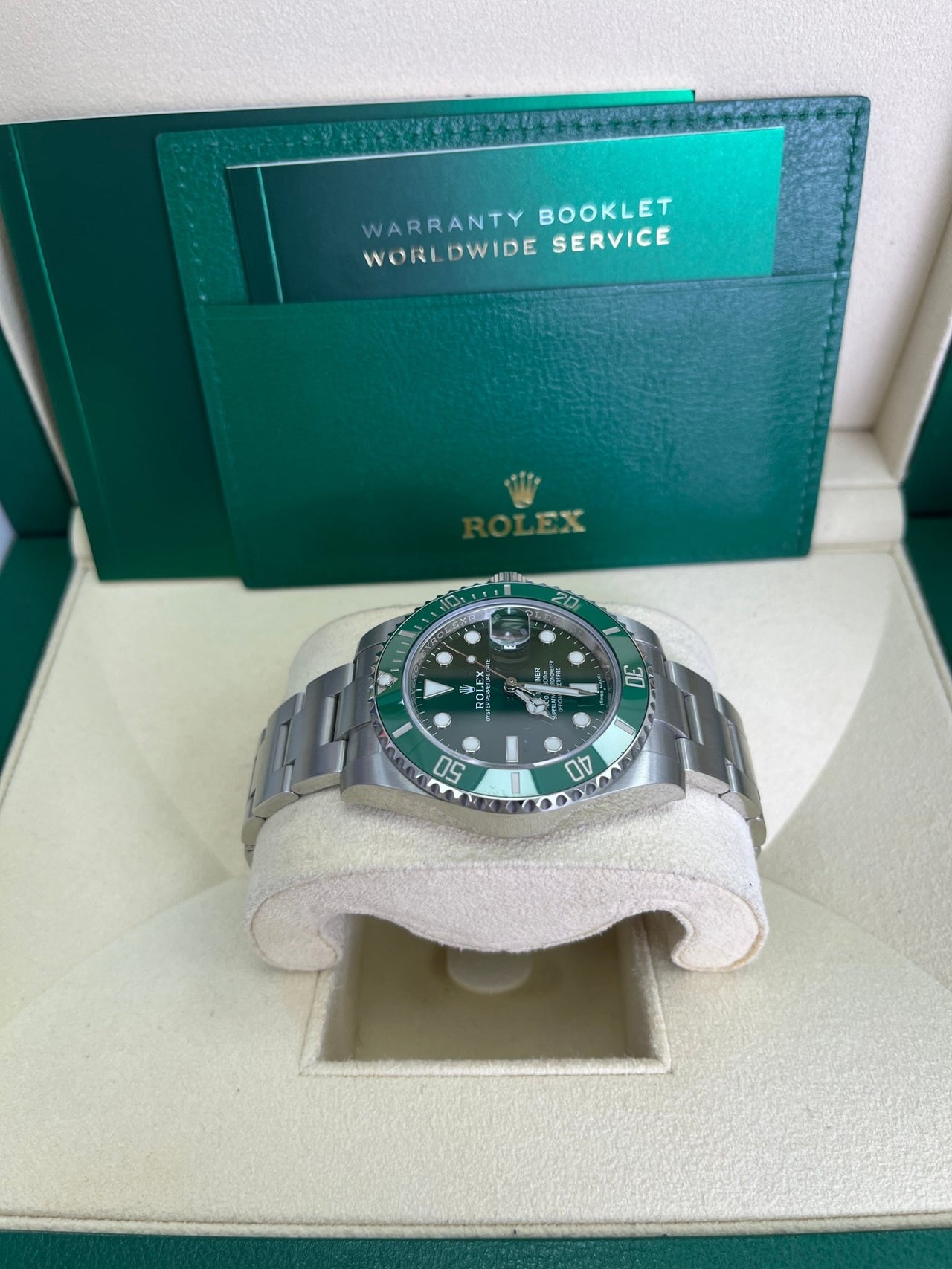 Rolex Submariner Date Stainless Steel "The Hulk" Green Dial 116610LV NEW ROLEX GREEN CARD - Image 13