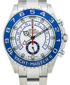 Rolex Yacht-Master II Stainless Steel - Matte White Mercedes Dial (Ref# 116680)