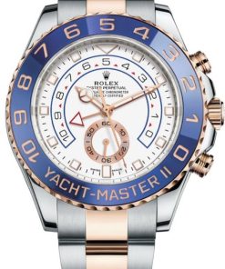 Rolex Yacht-Master II Two-Tone Rose Gold & Steel - White Dial (Ref# 116681)