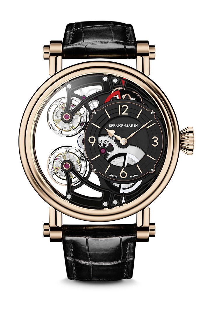 Magister Vertical Double Tourbillon Openworked