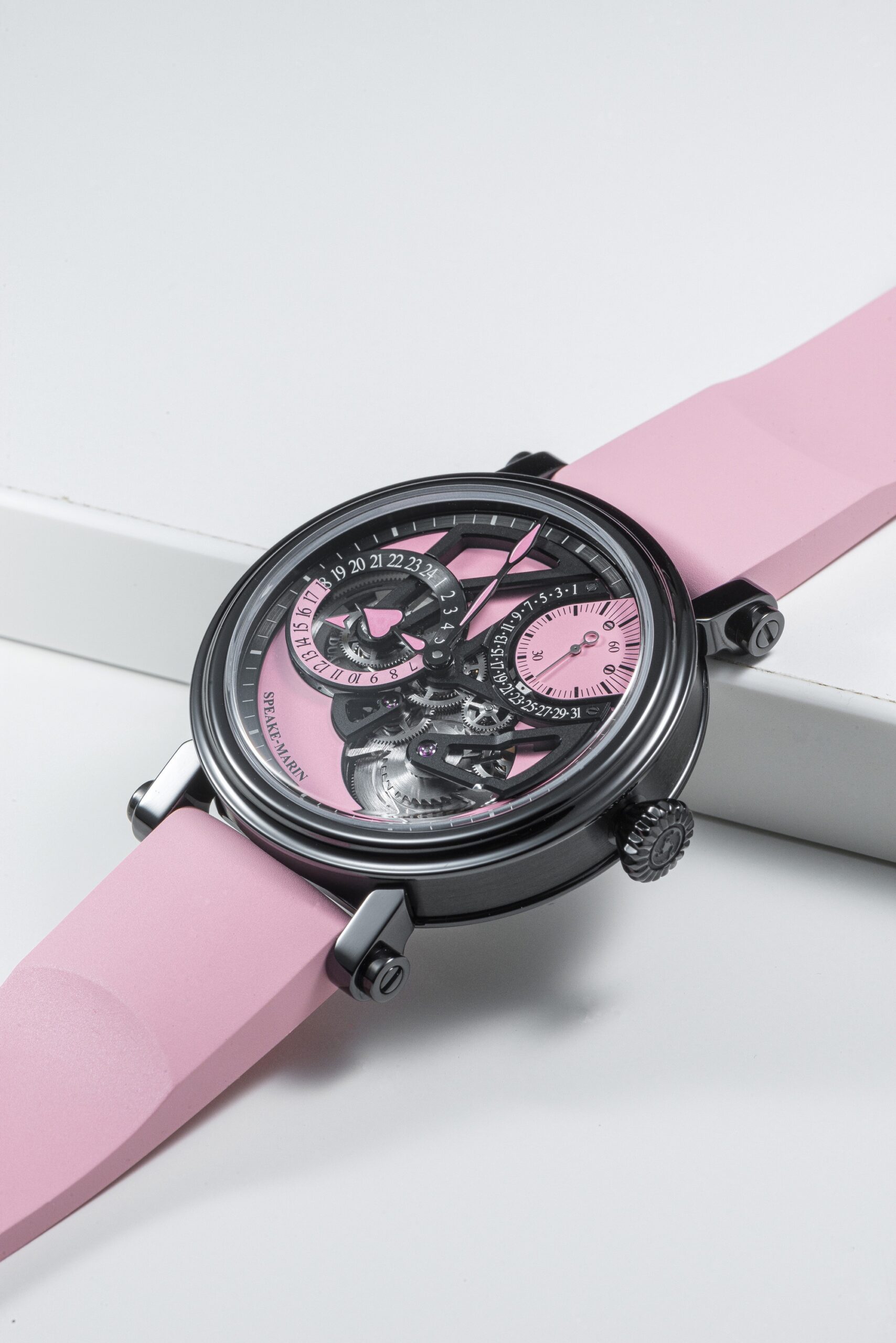 Openworked Dual Time Pink - Image 5