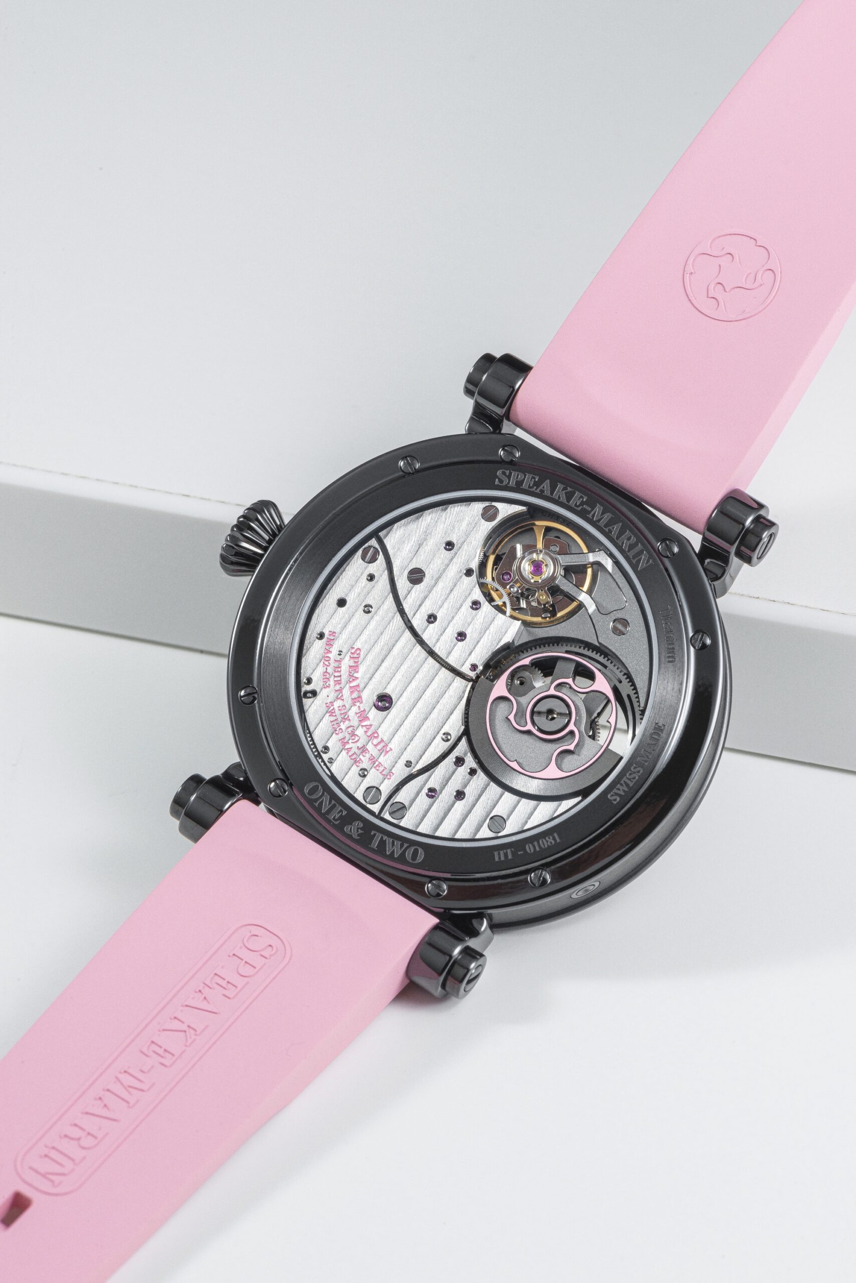 Openworked Dual Time Pink - Image 8