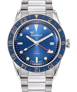 Sub-39 GMT Vintage Blu Bracelet