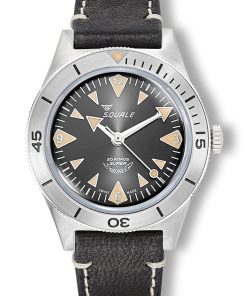 Super-Squale Big Arrows Black Leather