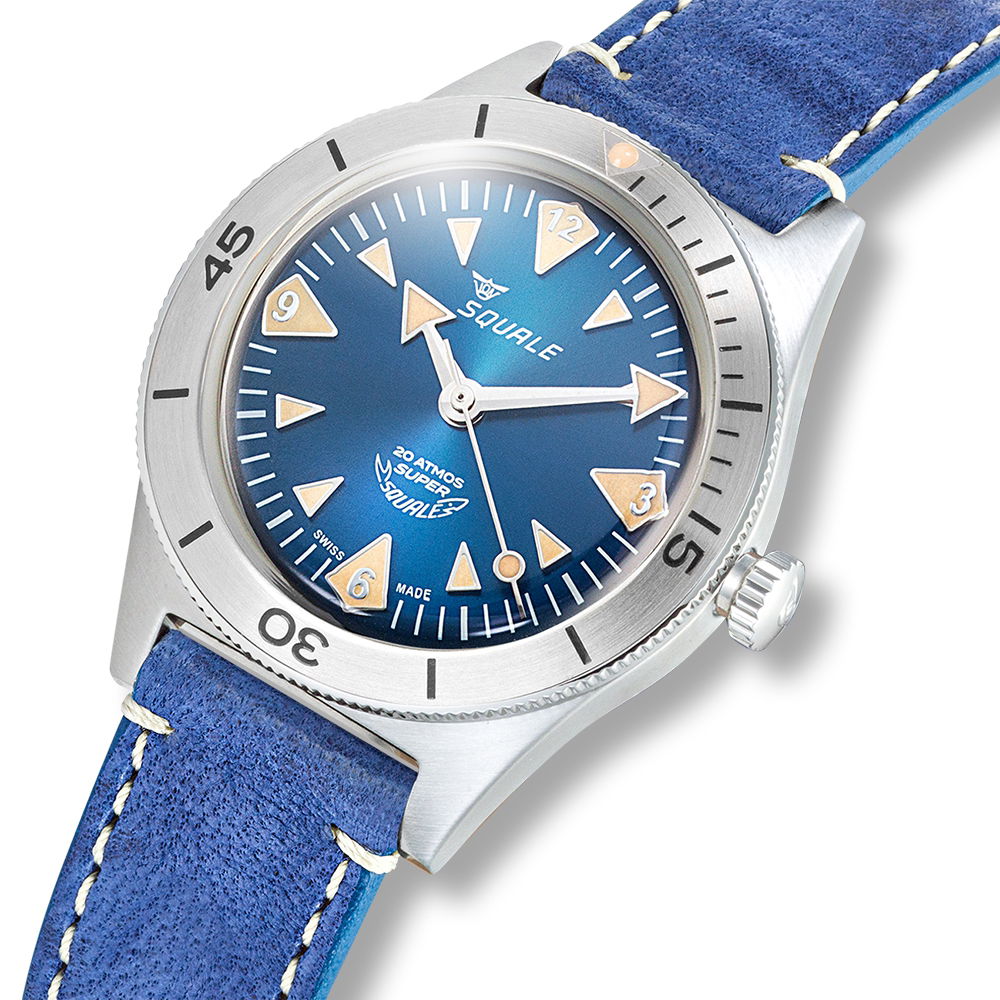 Super-Squale Big Arrows Blue Leather - Image 2