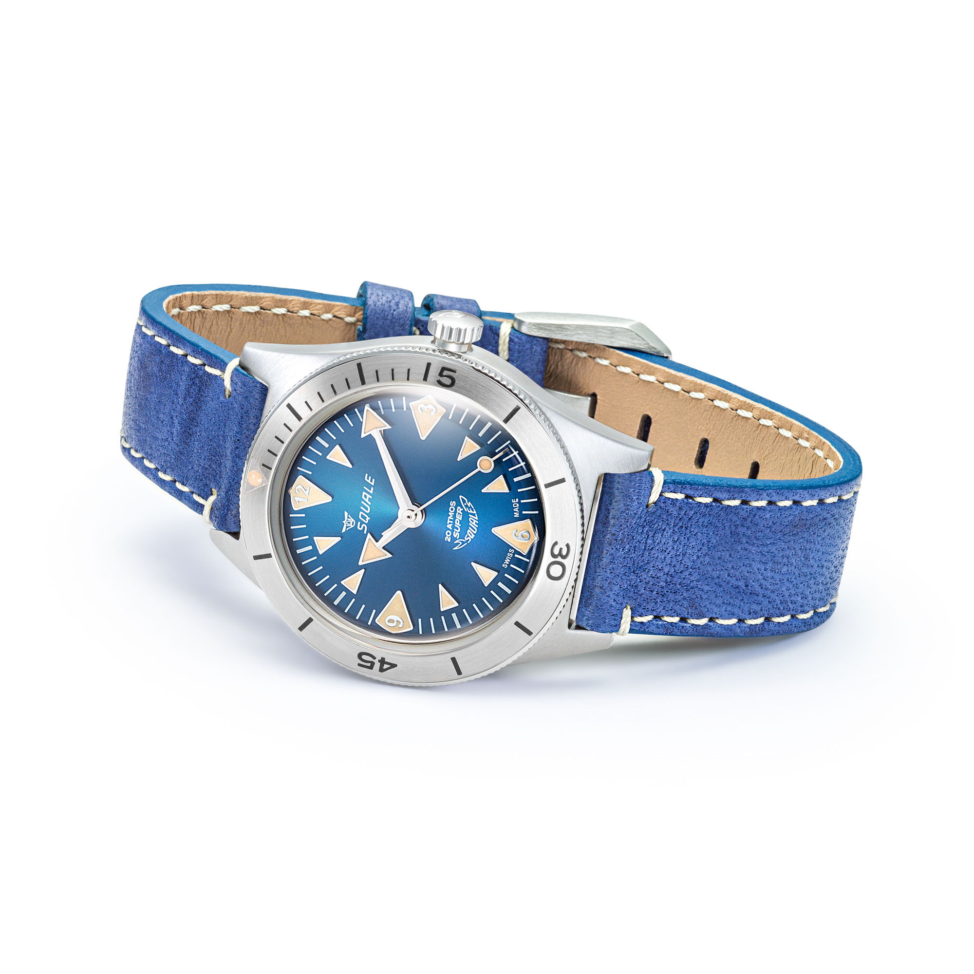 Super-Squale Big Arrows Blue Leather - Image 3