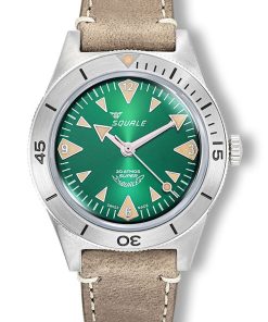 Super-Squale Big Arrows Green Leather