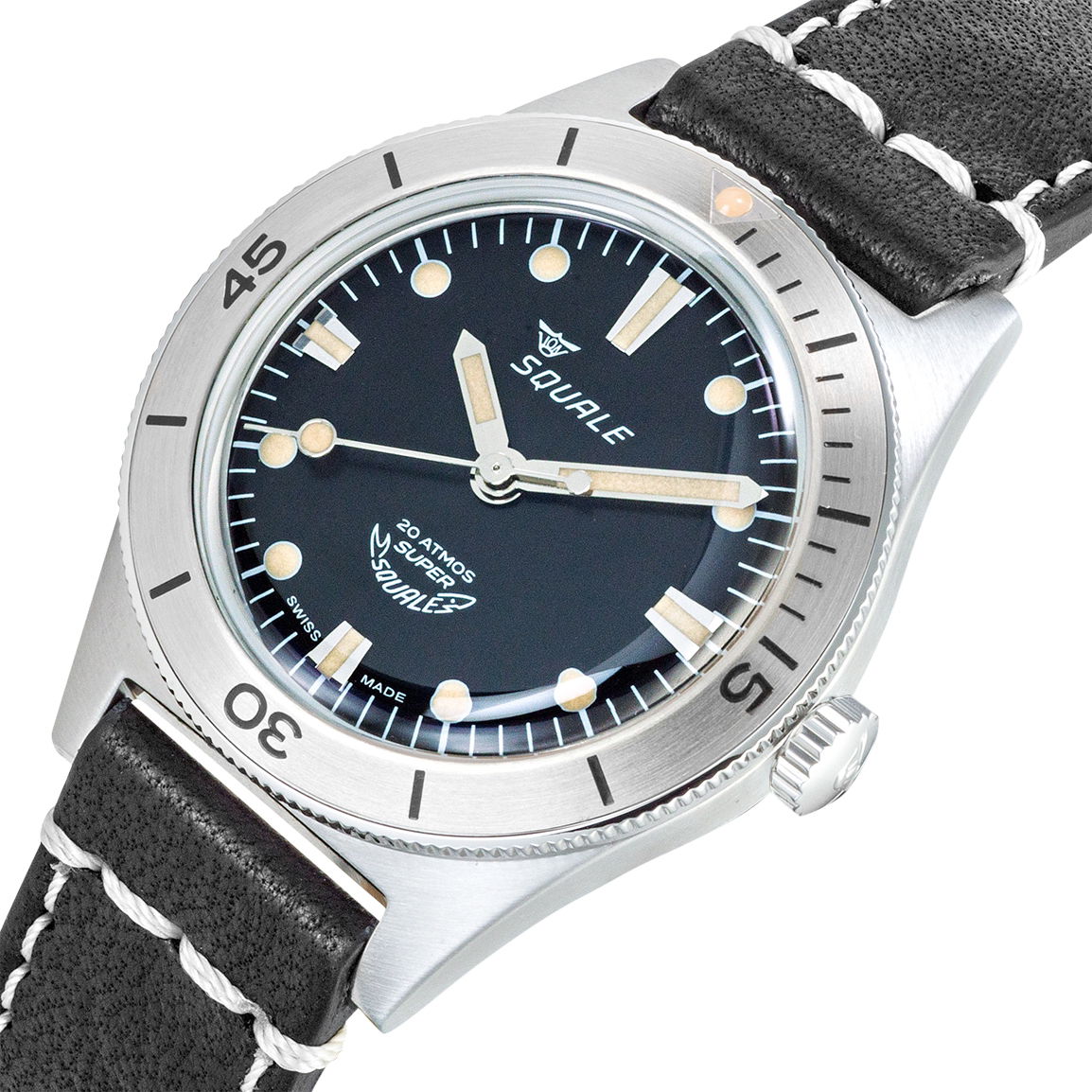Super-Squale Sunray Black Leather - Image 2