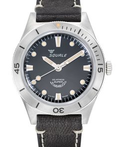Super-Squale Sunray Black Leather