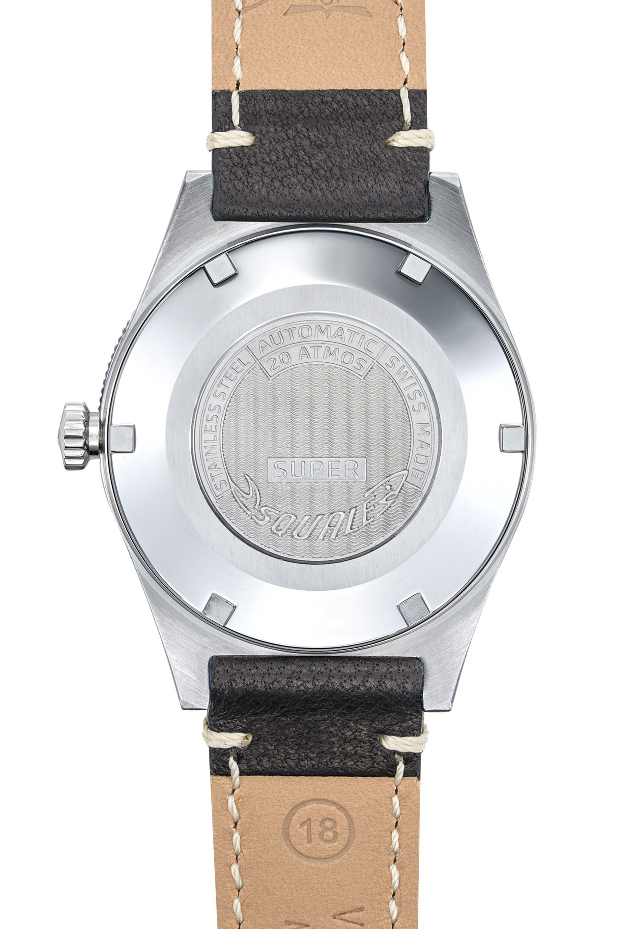 Super-Squale Sunray Black Leather - Image 4