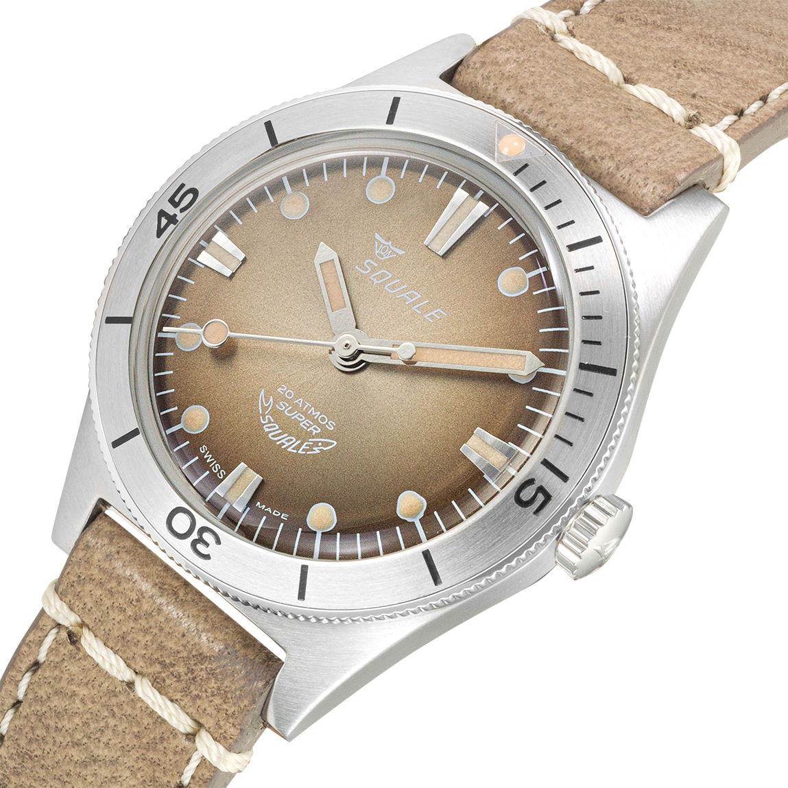 Super-Squale Sunray Brown Leather - Image 2