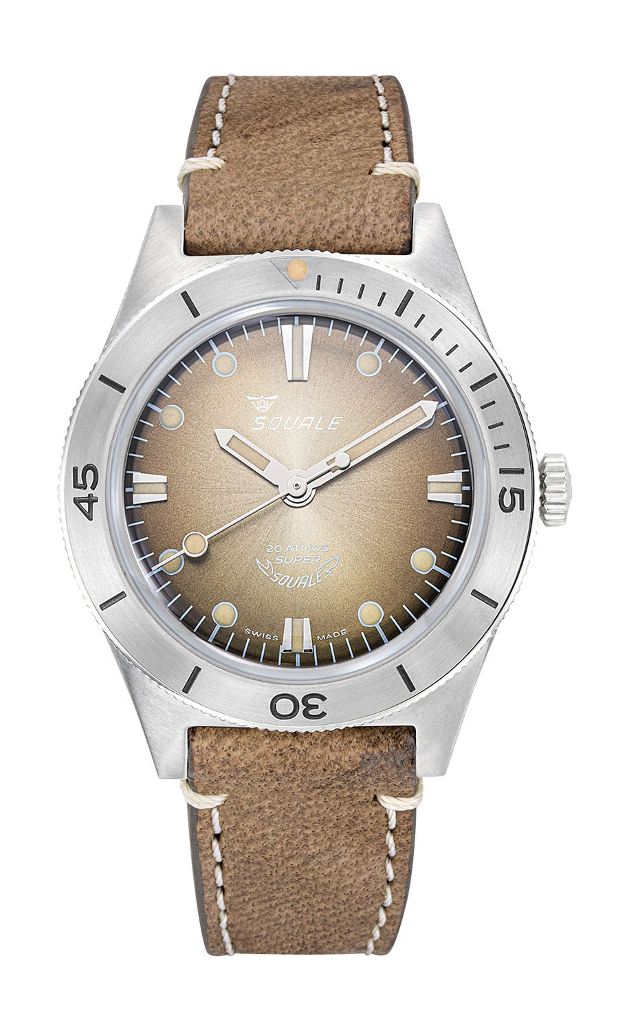 Super-Squale Sunray Brown Leather