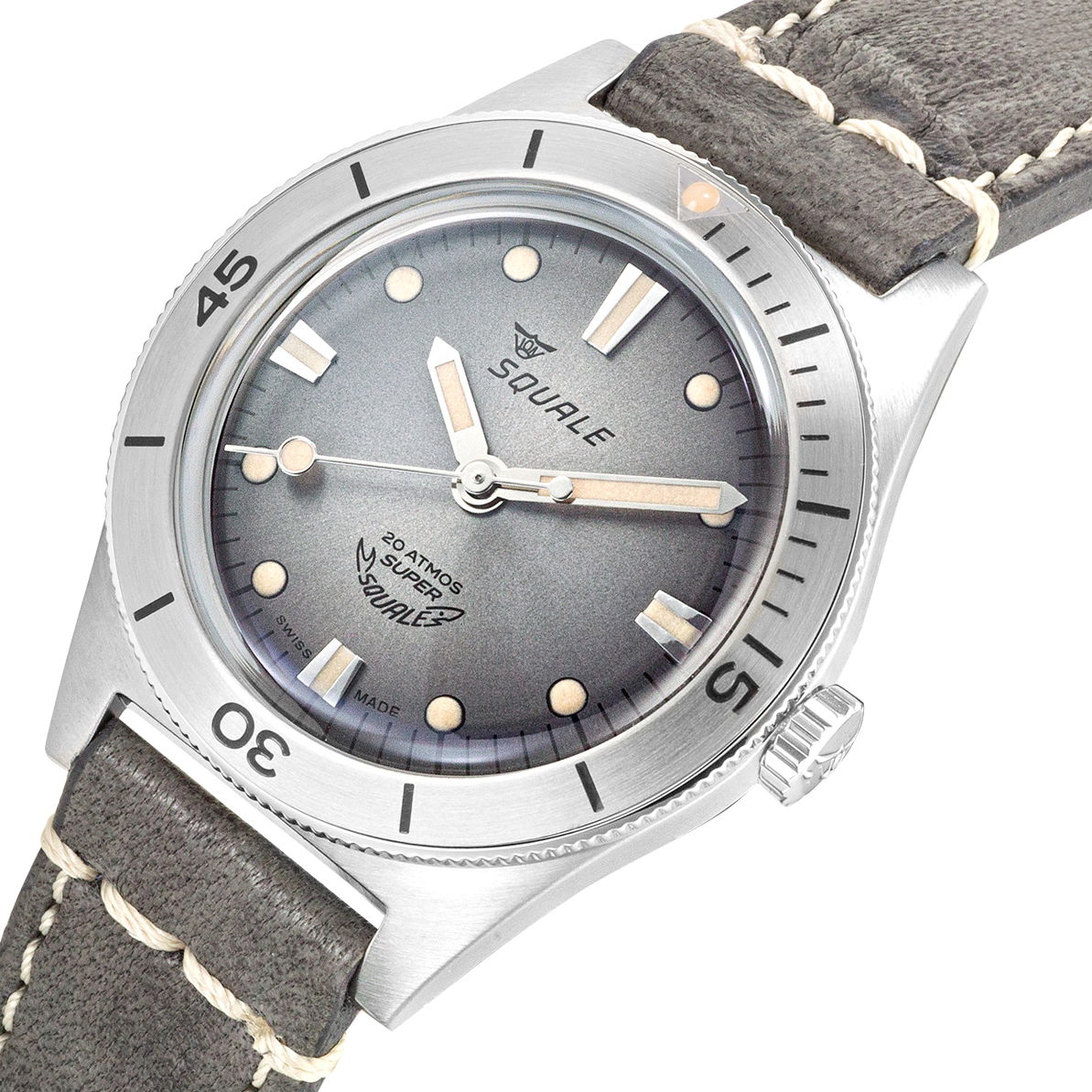 Super-Squale Sunray Grey Leather - Image 2