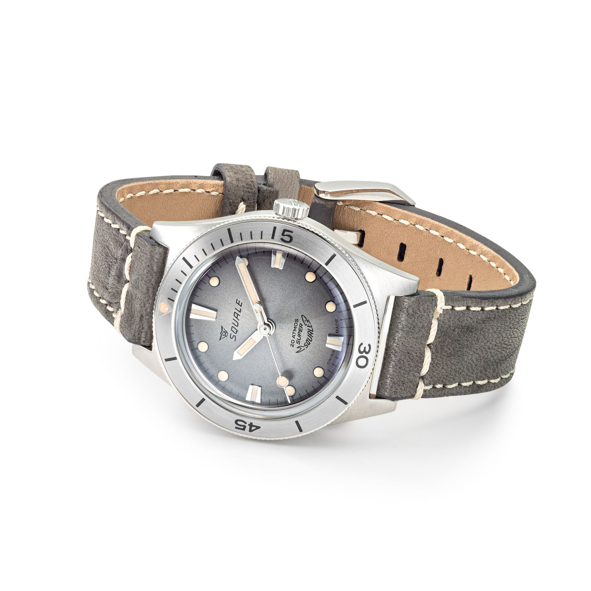 Super-Squale Sunray Grey Leather - Image 3