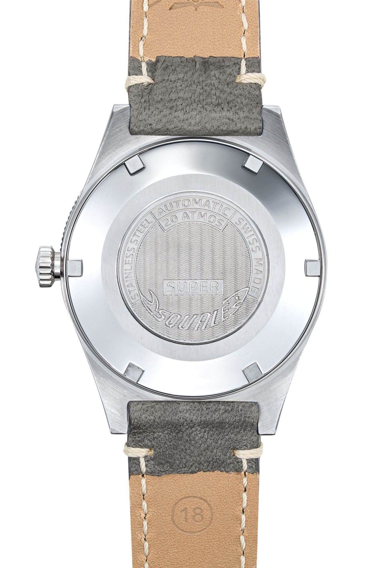 Super-Squale Sunray Grey Leather - Image 4