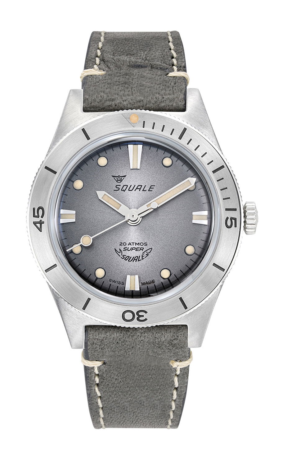 Super-Squale Sunray Grey Leather