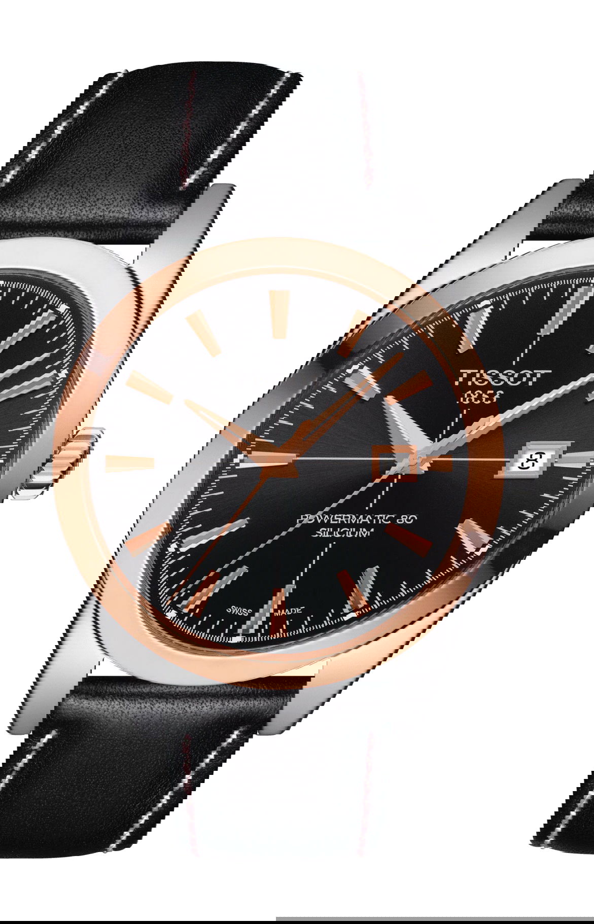 Gentleman Powermatic 80 Silicium Solid 18K Gold bezel