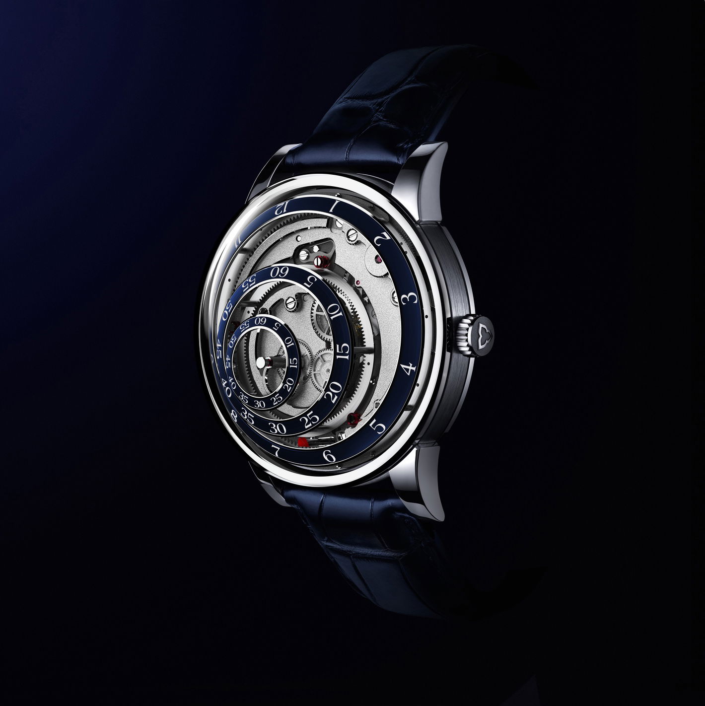 Une Folle Journée Rhodium Plated Blue - Image 3