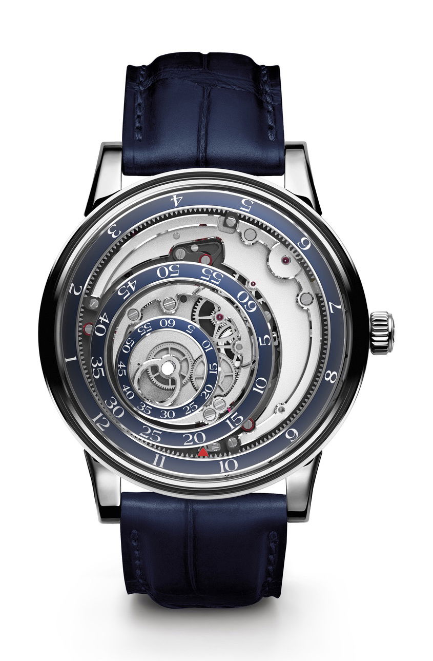 Une Folle Journée Rhodium Plated Blue