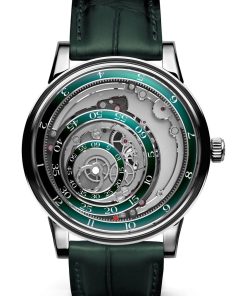 Une Folle Journée Rhodium Plated Green
