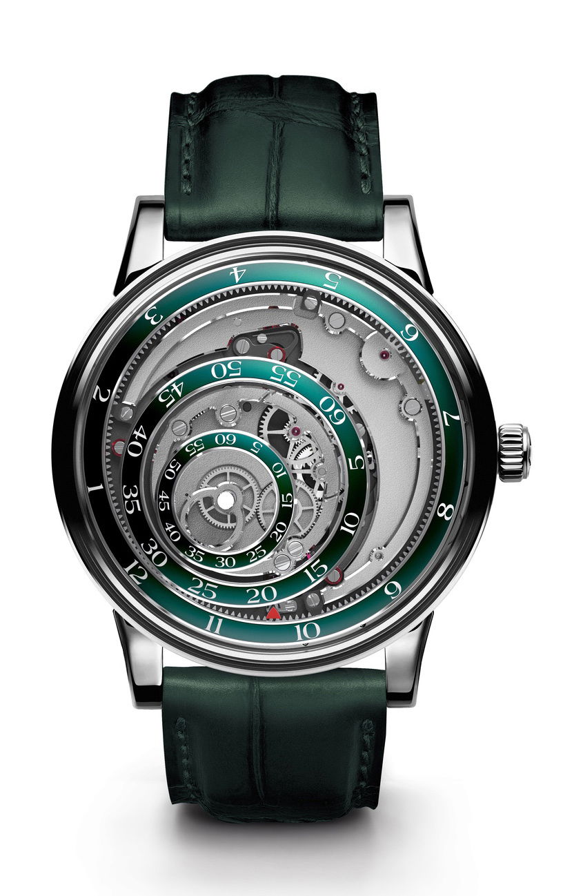 Une Folle Journée Rhodium Plated Green