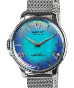 Rainbow 38 Blue SS Bracelet