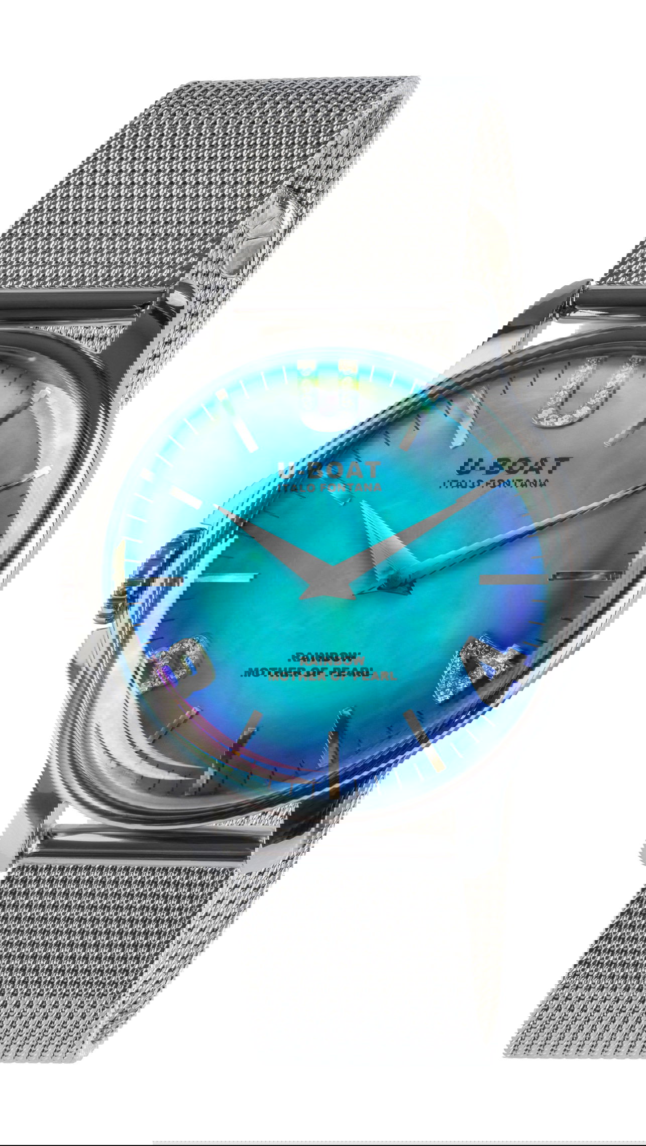 Rainbow 38 Blue SS Bracelet