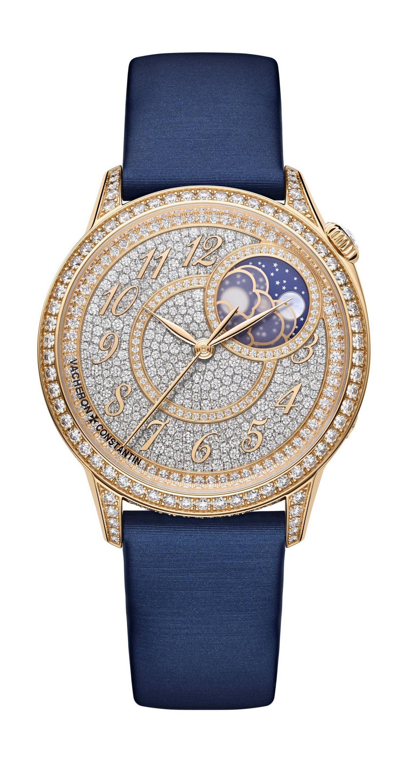 Égérie Moon Phase Diamond-Paved