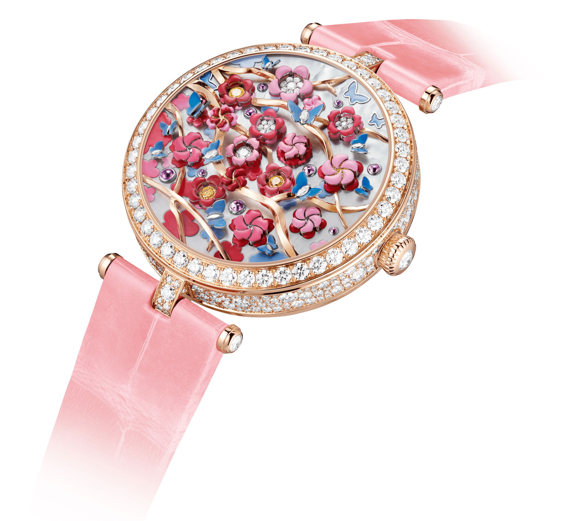 Lady Arpels Heures Florales Cerisier Watch - Image 2