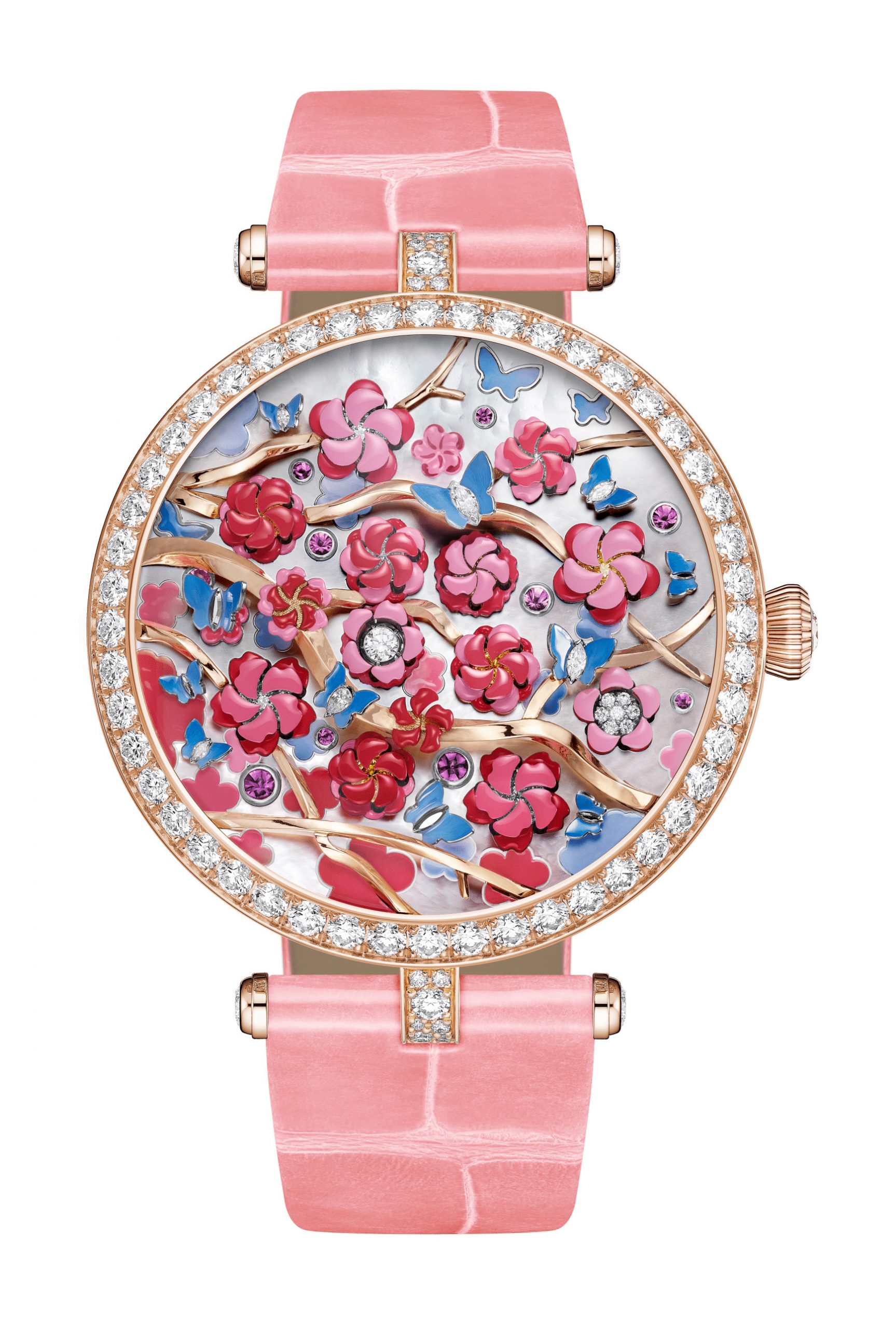 Lady Arpels Heures Florales Cerisier Watch
