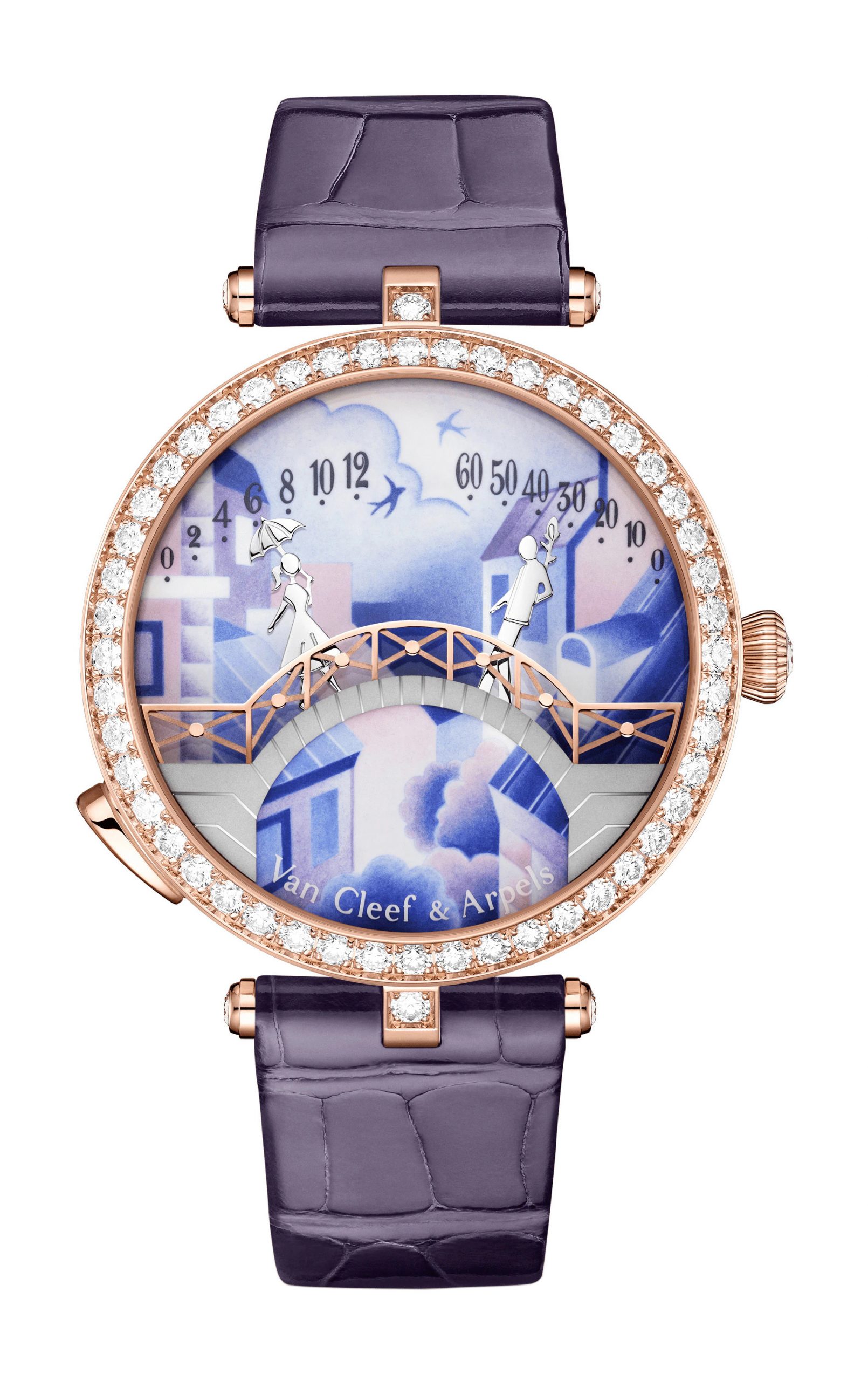 Lady Arpels Pont des Amoureux Jour Watch
