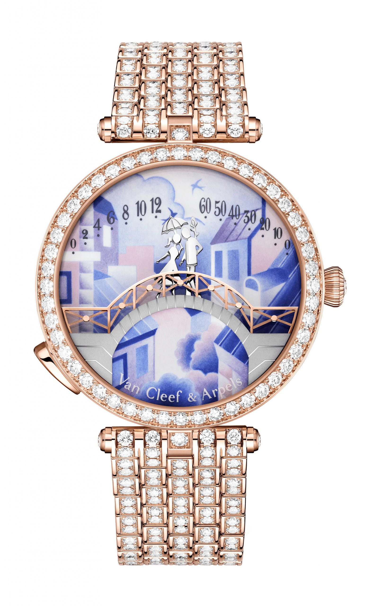 Lady Arpels Pont des Amoureux Jour Watch