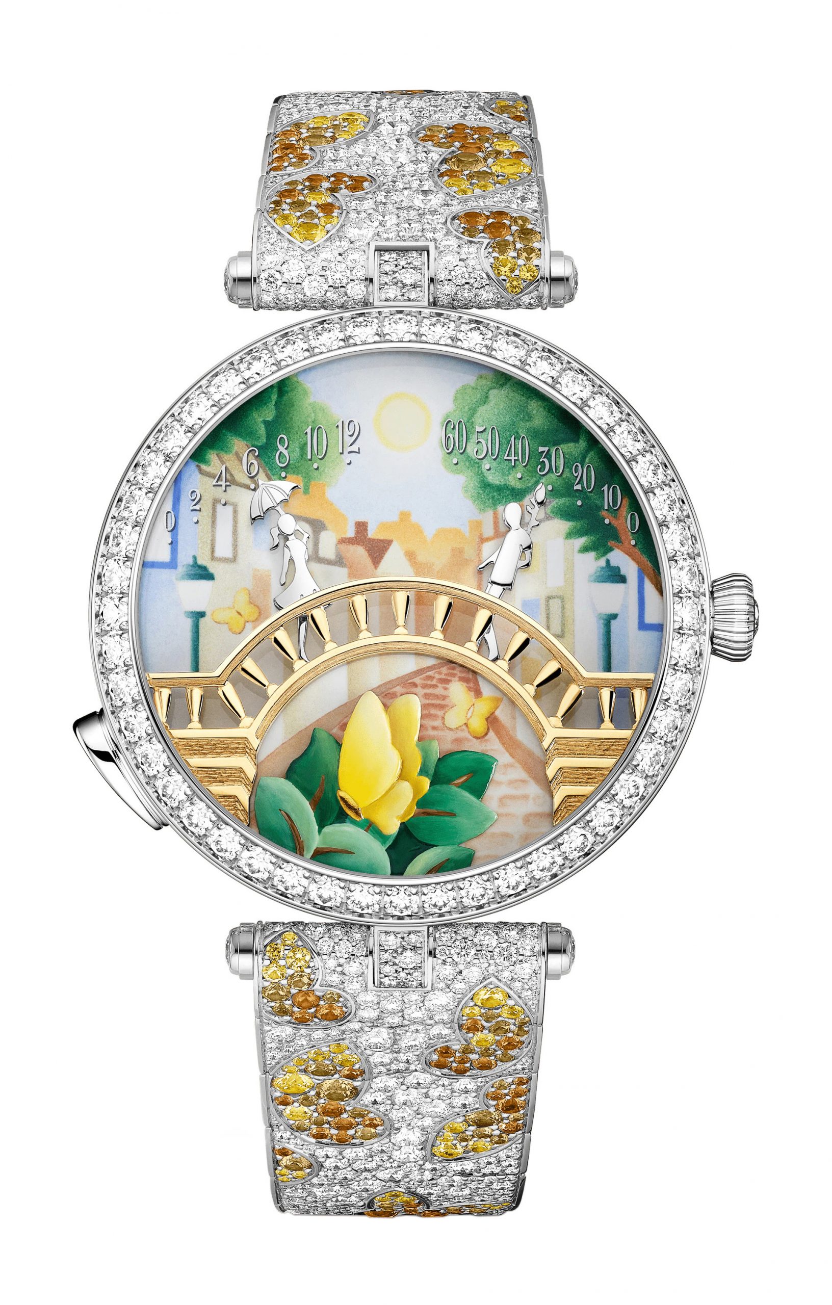 Lady Arpels Pont des Amoureux Été watch