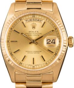 HandMade The Rolex Day-Date 18038 President 18K Yellow Gold