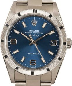 HandMade The Rolex Air-King 14010 Stainless Steel Blue