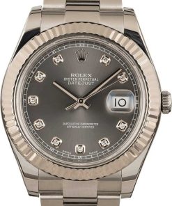 HandMade The Rolex Datejust II 116334 Rhodium Diamond