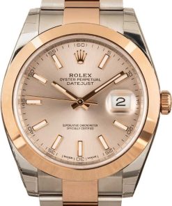 HandMade The Rolex Datejust 126301 Two Tone Everose Oyster