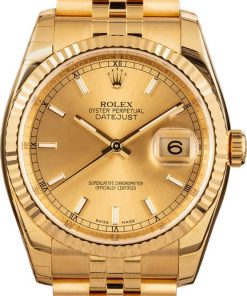 HandMade The Rolex 18k Gold Datejust 116238