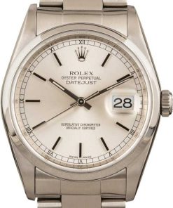HandMade The Rolex Men's 36 mm Stainless Steel Oyster Perpetual Datejust Watch 16200