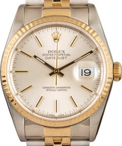 HandMade The Rolex Datejust 36MM Silver Dial 16233