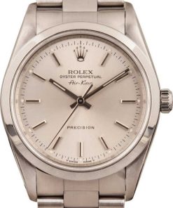 HandMade The Men's Rolex Air King 14000 Silver Dial