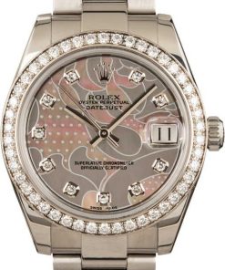 HandMade The Mid-Size Rolex Datejust 178384 Mother of Pearl Dial